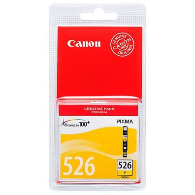 Tintenpatrone Canon 4543B001 - CLI-526Y, Reichweite: 515 Seiten, gelb