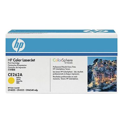 Toner HP CE262A, Reichweite: 11.000 Seiten, gelb