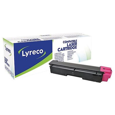 Toner Lyreco kompatibel mit Kyocera TK-590M, Reichweite: 5.000 Seiten, magenta