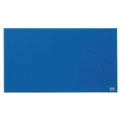 Magnettafel Nobo 1905187, Maße: 68 x 38 cm (L x B), Glas, blau