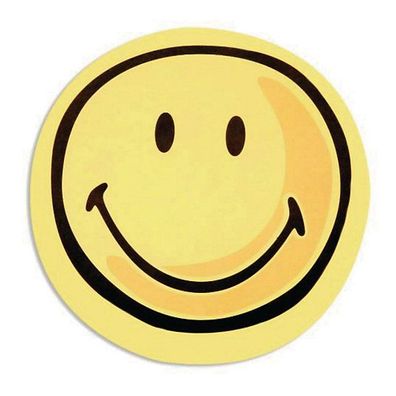 Moderationskarten Magnetoplan 1111562, Smiley, Positiv, gelb, 100 Stück