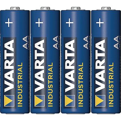 Batterie Varta 4006211354, Mignon, LR06/ AA, 1,5 Volt, Industrial, 4 Stück