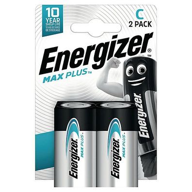 Batterie Energizer 638900, Baby, LR14/ C, 1,5 Volt, Advanced, 2 Stéck