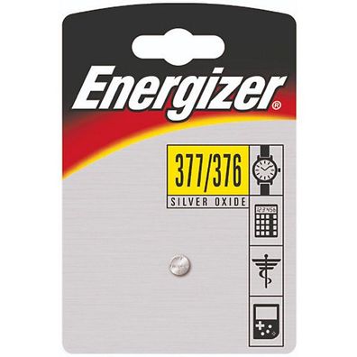 Energizer Knopfzelle 635705, Silberoxid, SR66, 377/376, 1,55 V, 24 mAh