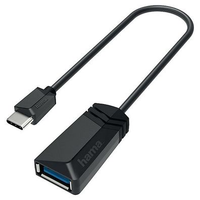 USB-OTG-Adapter, Hama, USB 3.2 Gen1, 5 Gbit/ s, USB-C-Stecker
