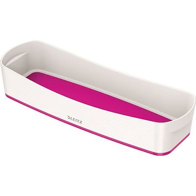Utensilienbox Leitz 5258, MYBOX, lang mit Griff, weiß/ pink