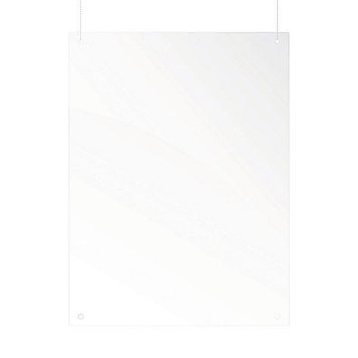 Schutzschild zur Deckenmontage Franken SPA9012, 120 x 90 cm, Acrylglas