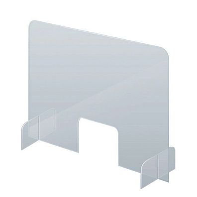 Schutzschild als Aufsteller Franken SSW8570, 85 x 70 cm, Acrylglas
