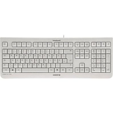 Tastatur Cherry JK-0800DE-0, KC 1000, QWERTZ, Deutsch, Kabel, USB, grau