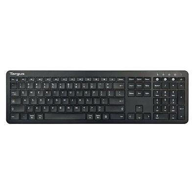 Bluetooth Tastatur Targus AKB864DE, antimikrobiell, schwarz, volle Größe