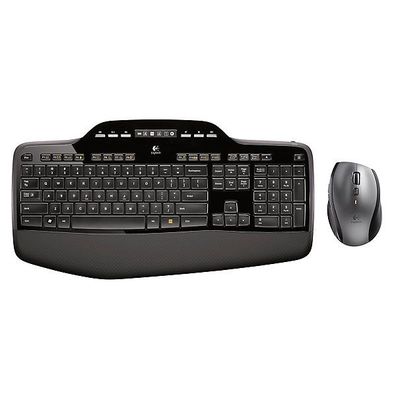 Tastatur-Set Logitech MK710, mit Maus, kabellos, schwarz