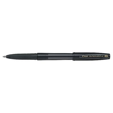 Kugelschreiber Pilot BPS-GG-M-B Super Grip, Strichstärke: 0,4mm, schwarz