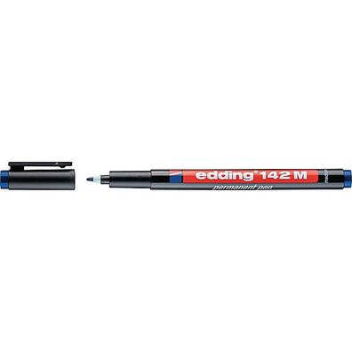 OHP-Stift edding 142 M, wasserfest, Strichstärke: 1mm, blau