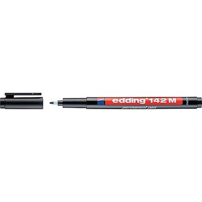 OHP-Stift edding 142 M, wasserfest, Strichstärke: 1mm, schwarz