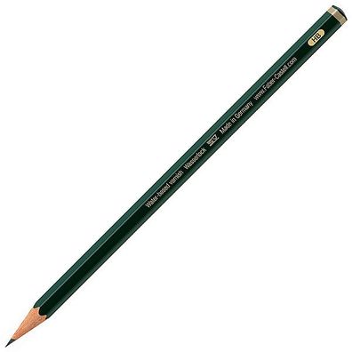 Bleistift Faber-Castell 119000 9000, Härtegrad: HB, grün lackierter Schaft