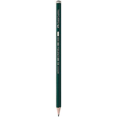 Bleistift Faber-Castell 119012 9000, Härtegrad: 2H, grün lackierter Schaft