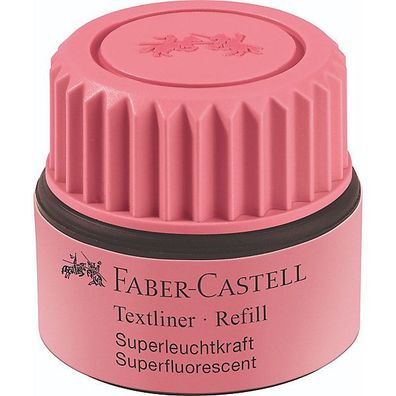 FABER-CASTELL Nachféllstation Textliner 154928, fér Textmarker, rosa