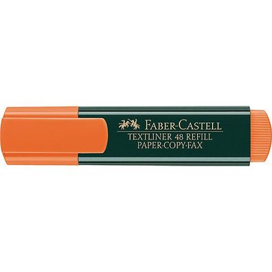 Textmarker Faber-Castell 48NF, 1-5mm, nachfüllbar, orange