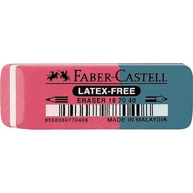 Radierer Faber-Castell 7070-40, aus Kautschuk, für Blei-, Kopier- und Farbstifte