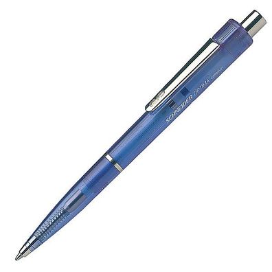 Kugelschreiber Schneider Optima 3403, Druckmechanik, nachféllbar, 0,4mm, blau