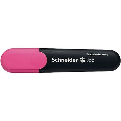 Textmarker Schneider Job, Strichstärke: 1 + 5mm, nachfüllbar, rosa
