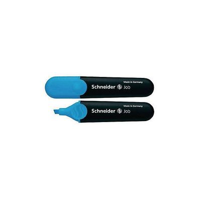 Textmarker Schneider Job, Strichstärke: 1 + 5mm, nachfüllbar, blau