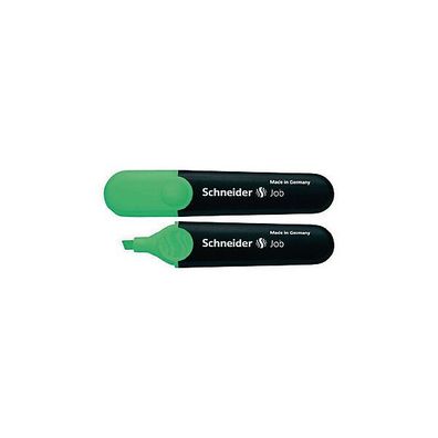 Textmarker Schneider Job, Strichstärke: 1 + 5mm, nachfüllbar, grün