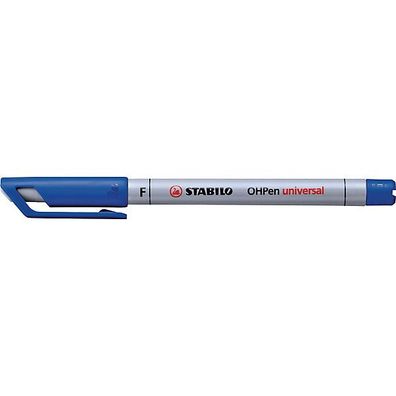 OHP-Stift Stabilo 852 F, wasserlöslich, Strichstärke: 0,7mm, blau