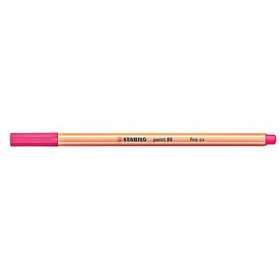 Fineliner Stabilo point 88/56, Strichstärke: 0,4mm, pink