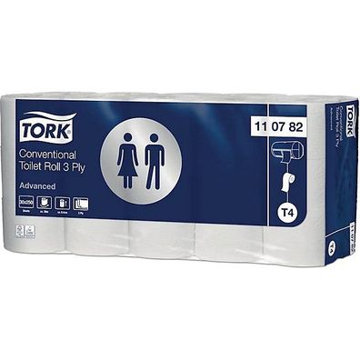 Toilettenpapier Tork 110782 Premium extra weich, 3lagig, 250 Blatt, weiß, 30 St