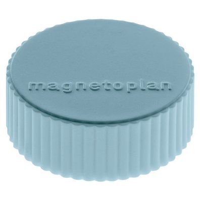 Haftmagnet Magnetoplan 16600, Durchmesser: 34mm, hellblau, 10 Stück