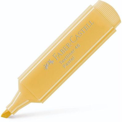 FABER-CASTELL Textmarker Textliner 46 154667, Keilspitze, 1 - 5 mm, vanille