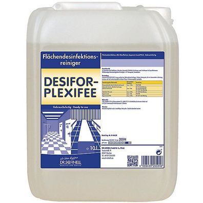 Flächendesinfektionsmittel Dr. Schnell Desifor Plexifee, 10 Liter