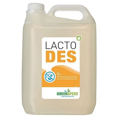 Flächendesinfektionsmittel Greenspeed Lacto Des auf Milchsäure-Basis, 5 Liter