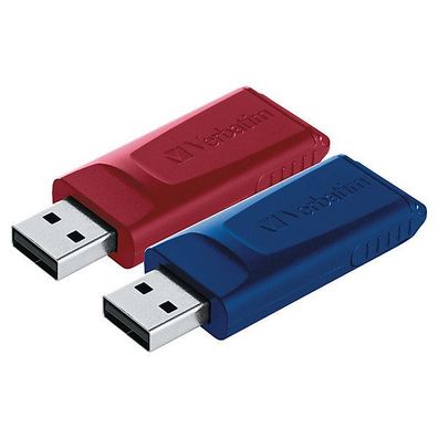 USB 2.0 Verbatim Storengo, 32Gb, r/ b, 2 Stück