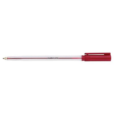 Kugelschreiber Micron Pen Einweg Kappe Strichstärke 0.7mm rot