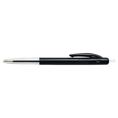 Kugelschreiber BIC M10 Einweg Druckmechanik, Strichstärke 0,4mm, schwarz