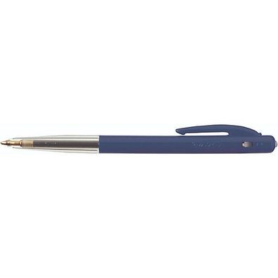 BIC Druckkugelschreiber M10 Clic 1199190126, F, 1 mm Spitze, blau