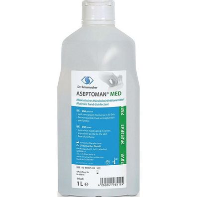 Aseptoman Med flüssige Handdesinfektion, 1000 ml