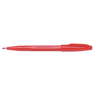 Faserschreiber Pentel Sign Pen S520, Strichstärke: 0,8mm, rot