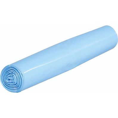 Müllsack standard, LDPE, 0,03 mm, 120 l, 700 x 1.100 mm, blau, 25 Stück