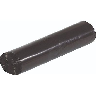 Müllsack standard, LDPE, 0,035 mm, 120 l, 700 x 1.100 mm, schwarz, 25 Stück