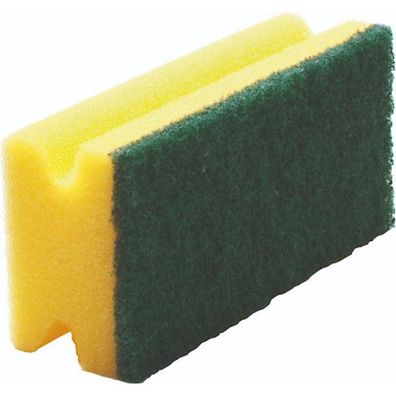 Reinigungsschwamm Meiko 921210, 9,5 x 4,5 x 7 cm, gelb/ grün, 6 Stück