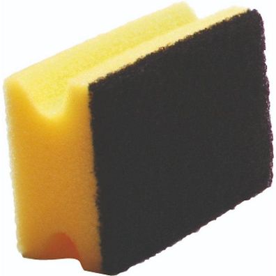 Reinigungsschwamm Meiko 921250, 9,5 x 4,5 x 7 cm, gelb/ schwarz, 10 Stück