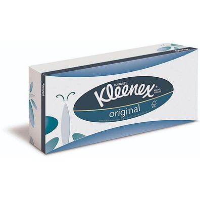 Standard Kosmetiktücher Kleenex, 3-lagig, 72 Tücher, 200 mm, weiß