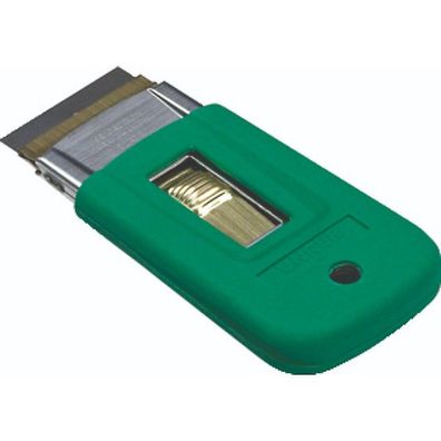 Sicherheitsschaber Unger ErgoTec SR03K, mit Gummiüberzug und Klinge, grün
