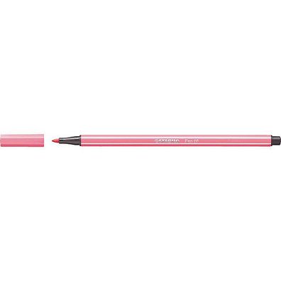 Stabilo Faserschreiber Pen 68 68/29, mit Kappe, M, 1mm, Schreibf.: rosa