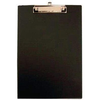 Klemmbrett Veloflex 48140, A4, PVC-kaschiert + kartonverstärkt, schwarz