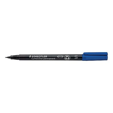 OHP-Stift Staedtler Lumocolor 313S, wasserfest, Strichstärke: 0,4mm, blau
