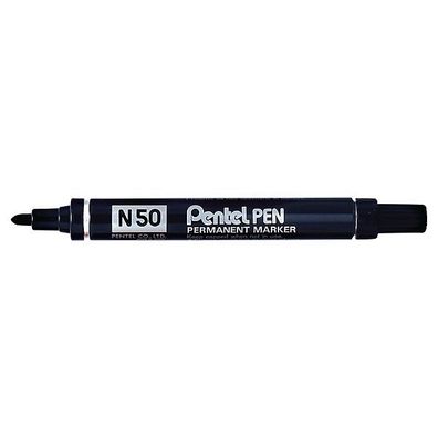 Permanentmarker Pentel N50, Strichstärke: 1,5-2mm, schwarz